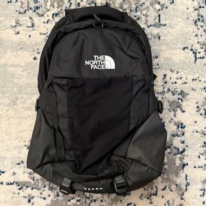 The North Face Recon Backpack Black Laptop Travel Hiking Pack